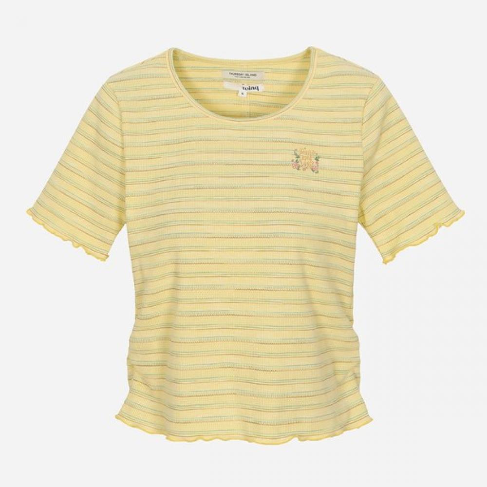 Thursday Island Men Stripe Interlock Color Block T264mts934w Yellow (YE)/S