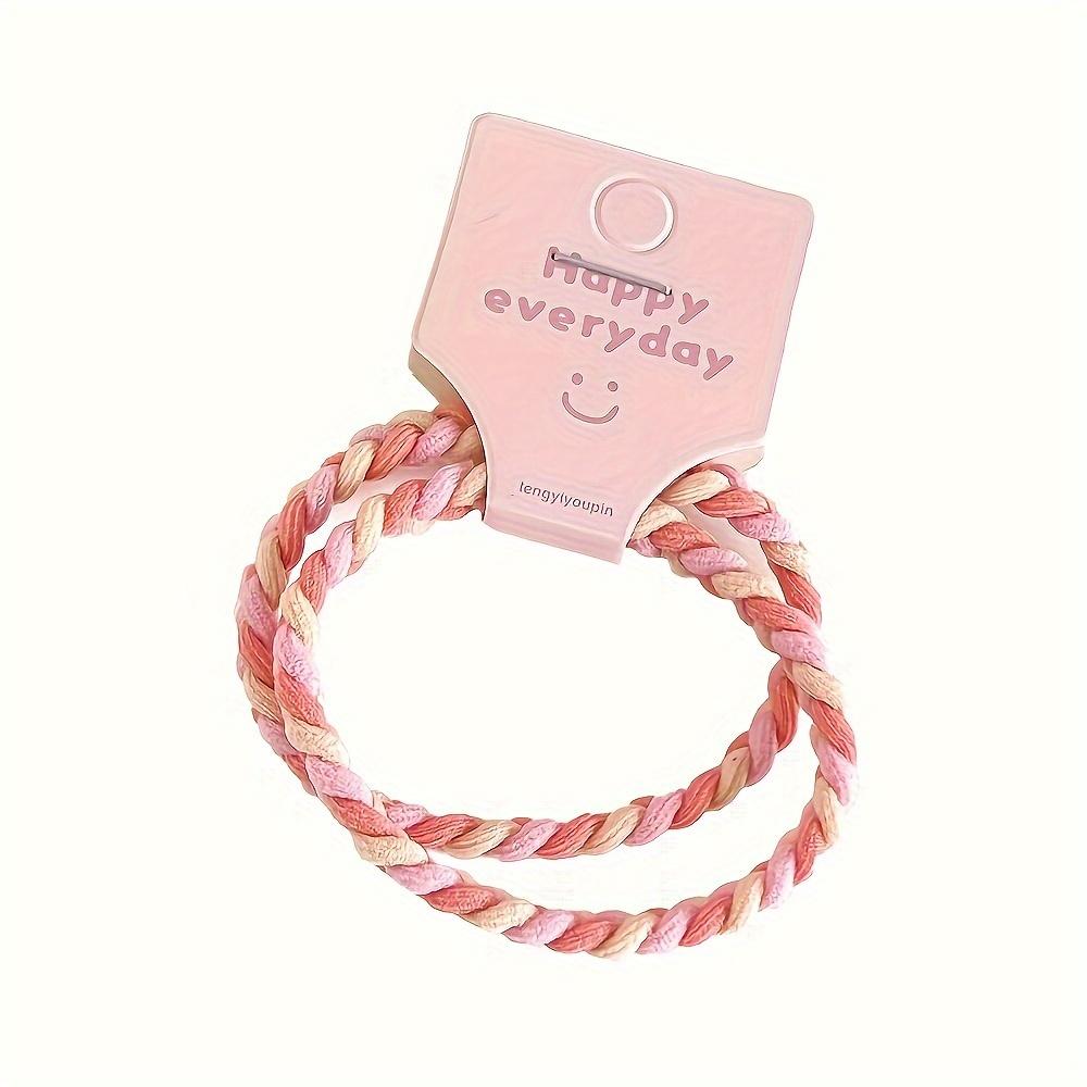 

Разноцветные эластичные резинки для волос, нескользящие держатели для хвостика, модные петли для волос для женщин и для ежедневного использования