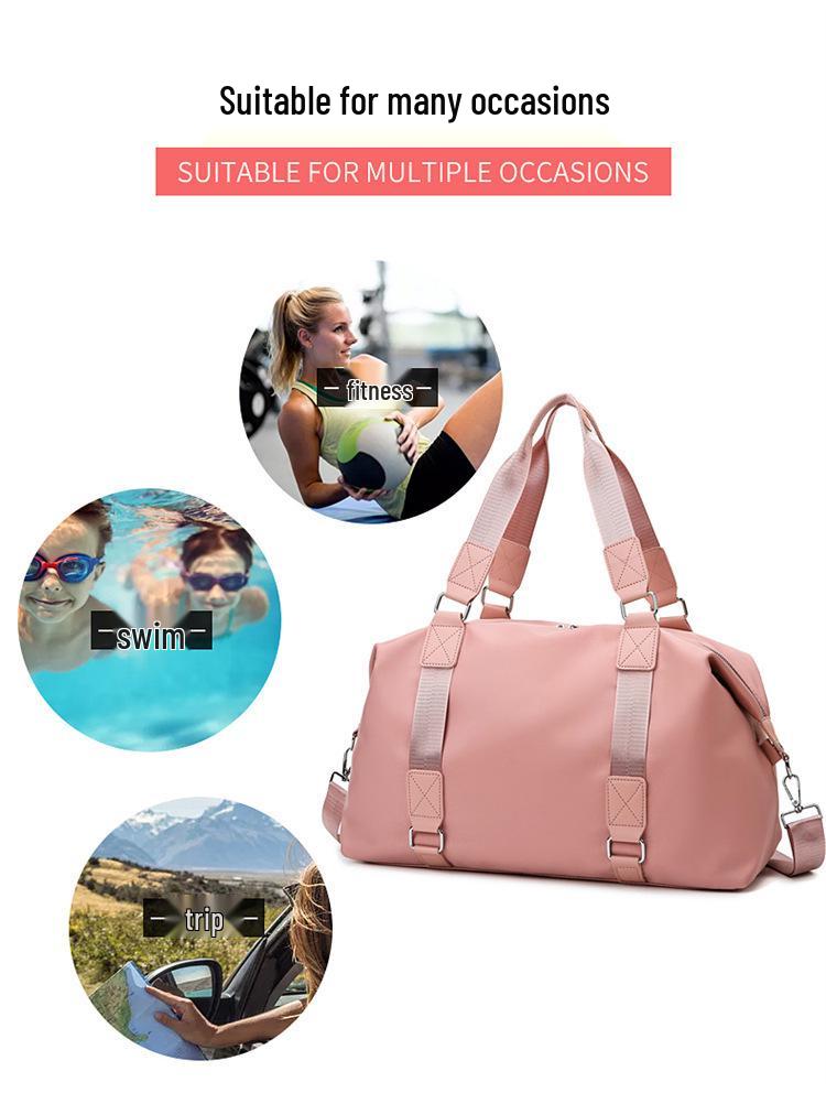 Large Capacity Wet/Dry Sports and Travel Gym Bag for Men and Women