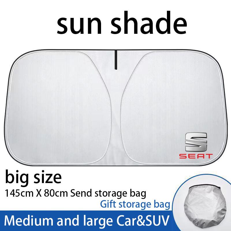 Wszp1 Parasol para Coche Cubierta Protección Solar Escudo UV Para Seat Leon 5f Ibiza 6l 6j Leon 1p Cojín Altea Xl Leon Mk Accesorios para Coche