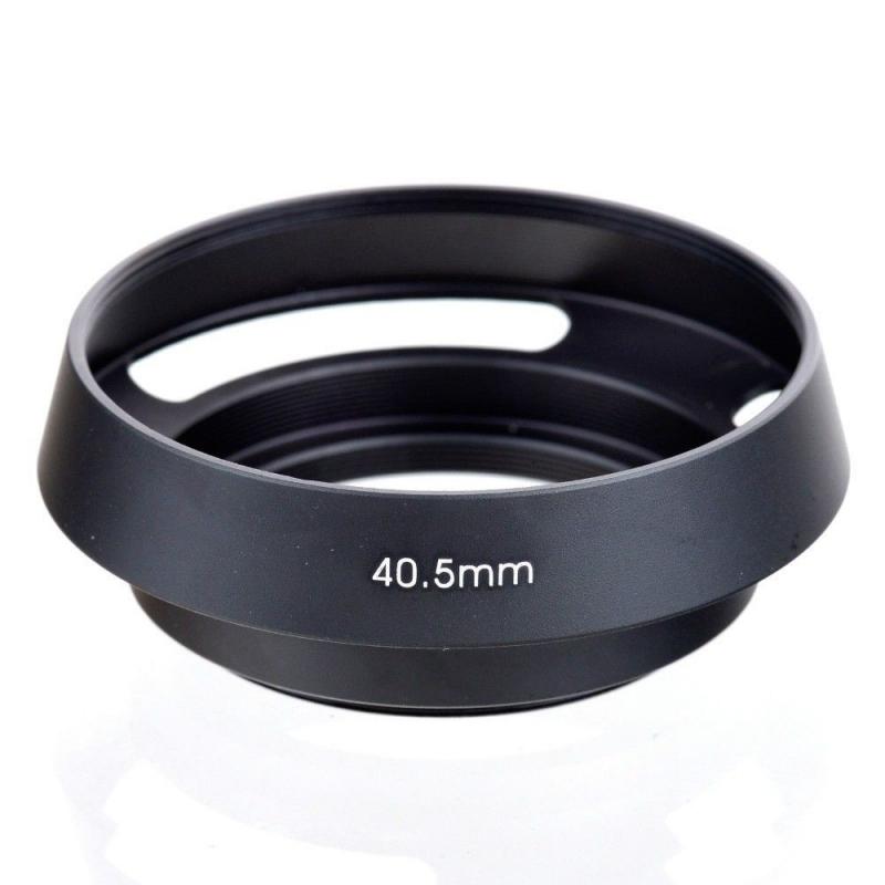 1PCS 40.5 43 46 49 52 55 58 62 67mm Black Vented Curved Metal Camera Lens Hood for Leica M for Pentax for Canon Sony for Olympus