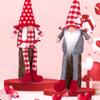Valentines Day Gnome Heart Sitting Faceless Doll Scandinavian Tomte Decorations Swedish Gnomes Dwarf Figurines Gift