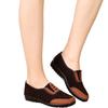 Spring Autumn Walking Flats Shoes for Woman Lightweight Round Toe Old Beijing Slip on Walking Flats for Woman Work