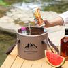 Portable Outdoor Fishing Bucket Foldable Foot Bath Bucket Gifts Water Buckets