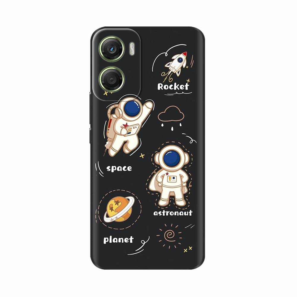Per Motorola Moto G06 Custodia Carina Dinosauro Cartone Animato Copertura Morbido Silicone Custodie per Telefono per Moto G06 Custodia Power Antiurto TPU Coque