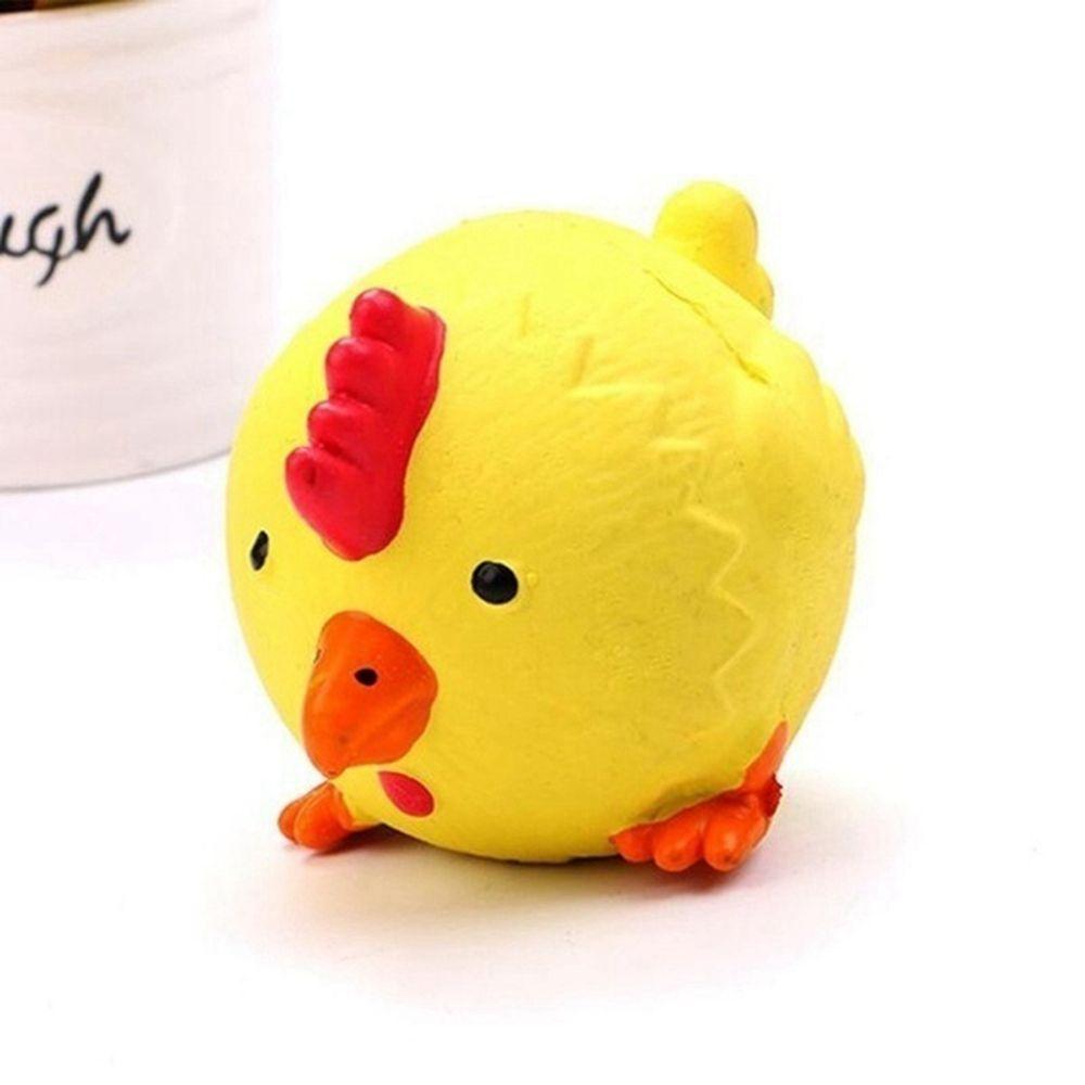 Cute Latex Chicken Shape Pet Squeak Toys Simulation Screaming Chicken Squeaker Dog Cat Puppy Chew Sound Toys