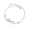 925 Sterling Silver Infinity Heart Bracelet - Fashionable Gift for Girlfriend