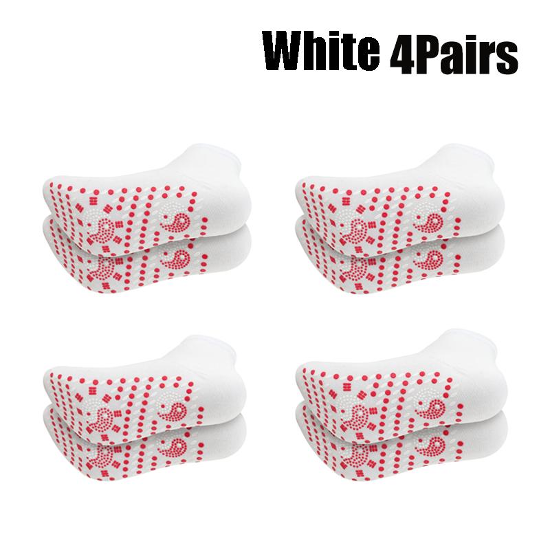 1/5pairs Tourmaline Self-Heating Socks Winter Warm Thermal Health Care Socks Slimming Health Short Sock Magnetic Therapy Sock