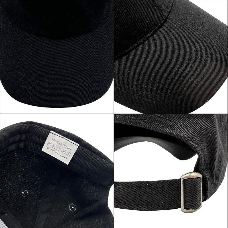 Pure Cotton Hard Top Baseball Cap Solid Color Light Plate Baseball Cap Women Outdoor Face Showing Small Sun Hat Men