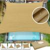 Telo Parasole Impermeabile Sabbia Sole Tenda Parasole Giardino Protezione Solare Tenda Parasole Resistente Protezione UV Tenda Telo Bordo Curvo Tenda Rifugio Sole