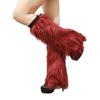 40cm Furry Leg Warmers Japanese Style Long Tube Sock Harajuku Style Lolita Boots Cover  Women
