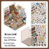 Infeel.Me Sixth Edition 2.5D PET Scenery Cartoon Sticker Set for Students