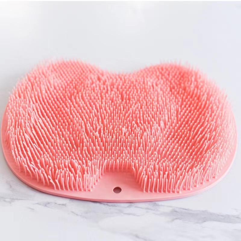 Lazy Person's Foot Scrubber & Massager Mat Home Bathroom Foot & Back Scrubber Non-Slip Foot Mat