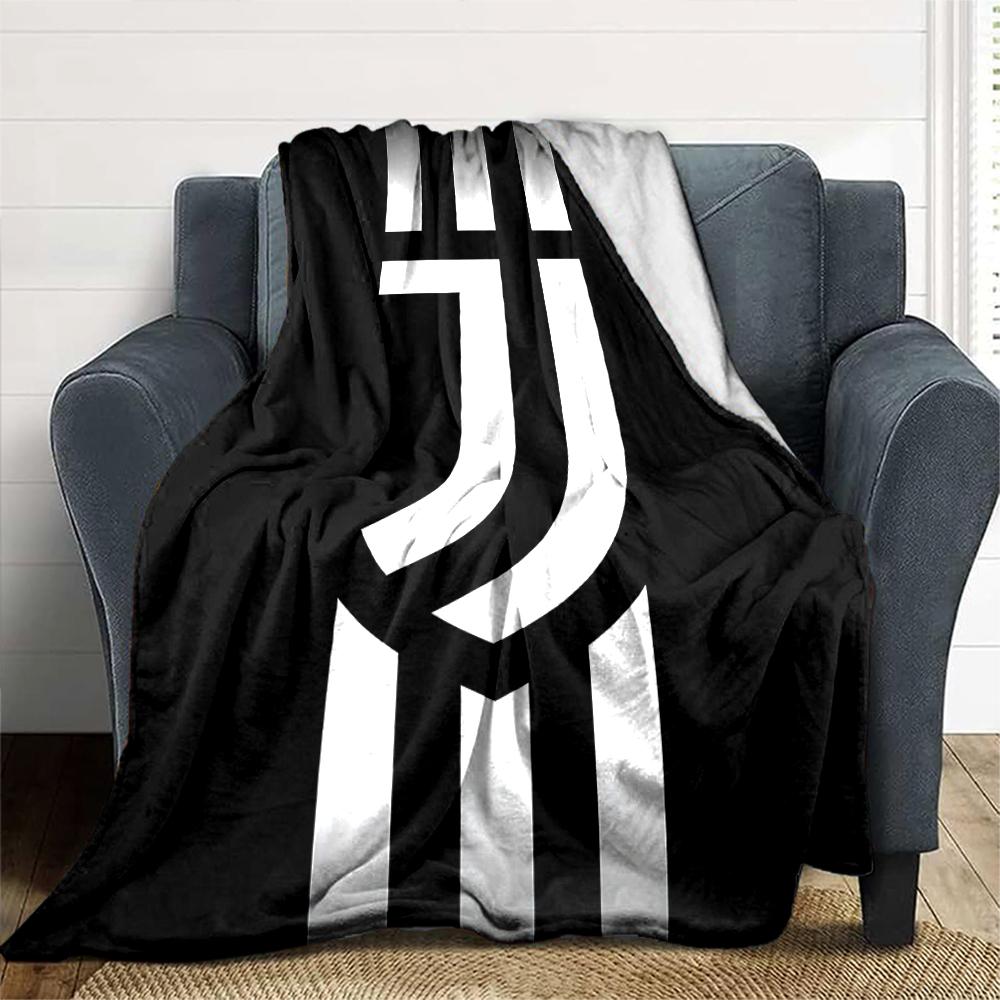 1pc Juventus Blanket, Gift, for Men and Women, Soft Blanket, Good for Sofa Bed Couch Travel, Lightweight Flannel Blanket