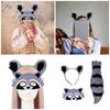 Raccoon Costume Set Ears Tail Mask Animal Fancy Costume Kit Accessories for Kids Girls Boys Halloween Cosplay Props