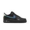 Air Force 1 '07 'Black Blue Lightning' (Unisex) Black / Wolf Grey / Metallic Silver Skateboard Shoes FD0654 001