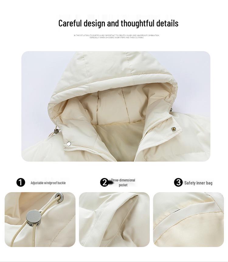 Men's Trendy Hooded Winter Puffer Jacket - Thick, Warm, Cotton Coat