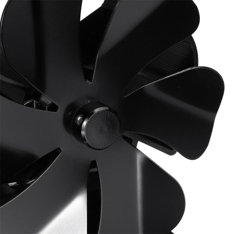 Wärmebetriebener Ofen-Kaminventilator mit 6 Flügeln für den heimischen Holzkamin, zirkulierende warme Luft, spart Brennstoff und ist ein Ofenventilator