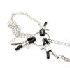 MoDi Metal Nipple Clamp With Metal Chain for Women Men Fetish To Breast Labia Clip Stimulation Massager Bondage Sex Products Adult BDSM
