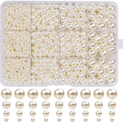 Abs Imitation Pearl Diy Set Box Handmade Material Bag Necklace Bracelet Beaded Accessories Loose Beads
