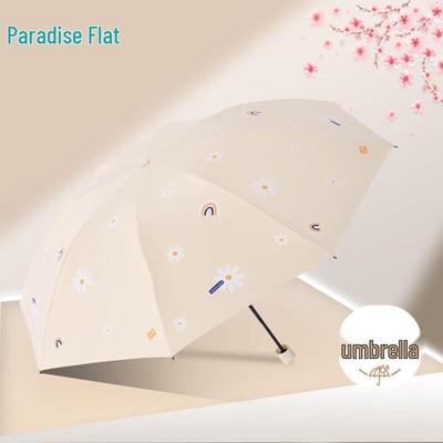 Paradise Anti-UV Black Coating Foldable Sun & Rain Umbrella