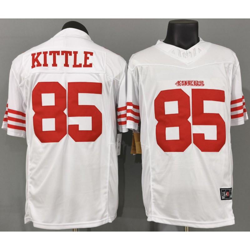 San Francisco 49ers 85 George Kittle Forması 3. Nesil Amerikan Futbolu Nakışlı
