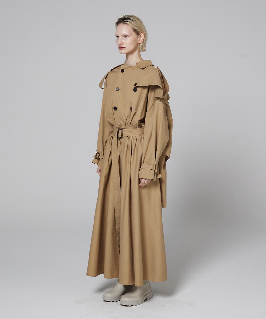 Meuameu Signature Trench Coat Dress