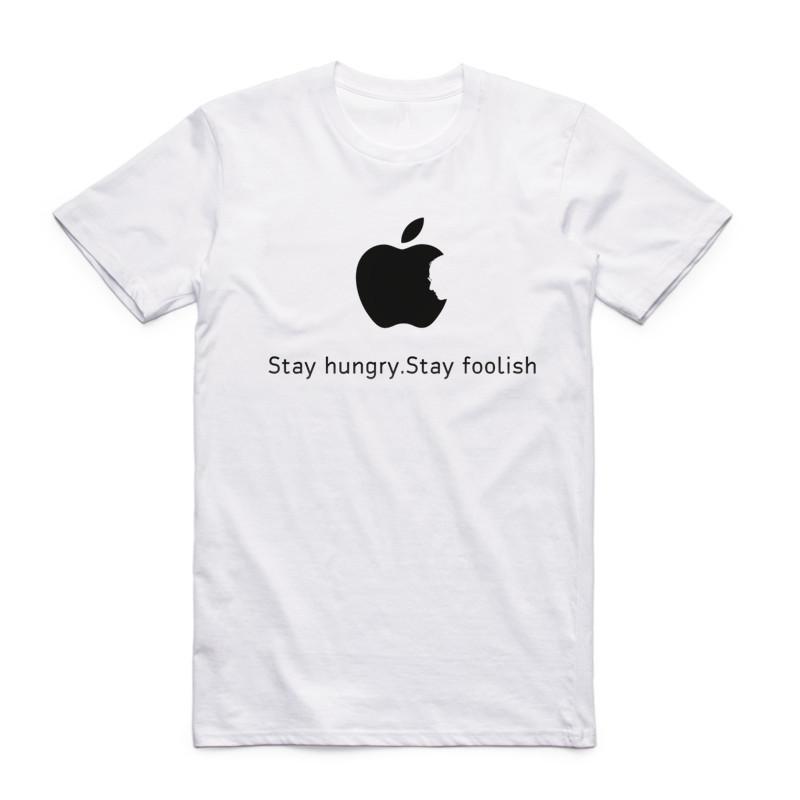 2019 Fashion Men Women Print Steve Jobs Apple Design Classic T-shirt Short Sleeve O-Neck Summer Casual Top Tee Funny T Shirt