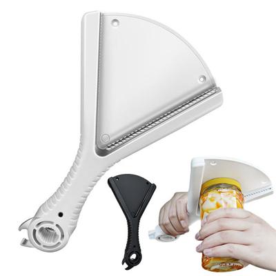Jar Opener for Weak Hands Bottle Cap Remover with Ergonomic Handle Adjustable V-Shaped Lid