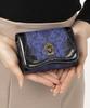 ANNA SUI Libre Bifold Wallet with Bill and Card Slots, Women's, 317881, Purple