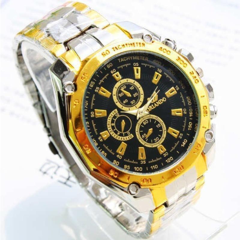 New, ORLANDO men's alloy watch, men's watch gift watch, manufacturer steel belt