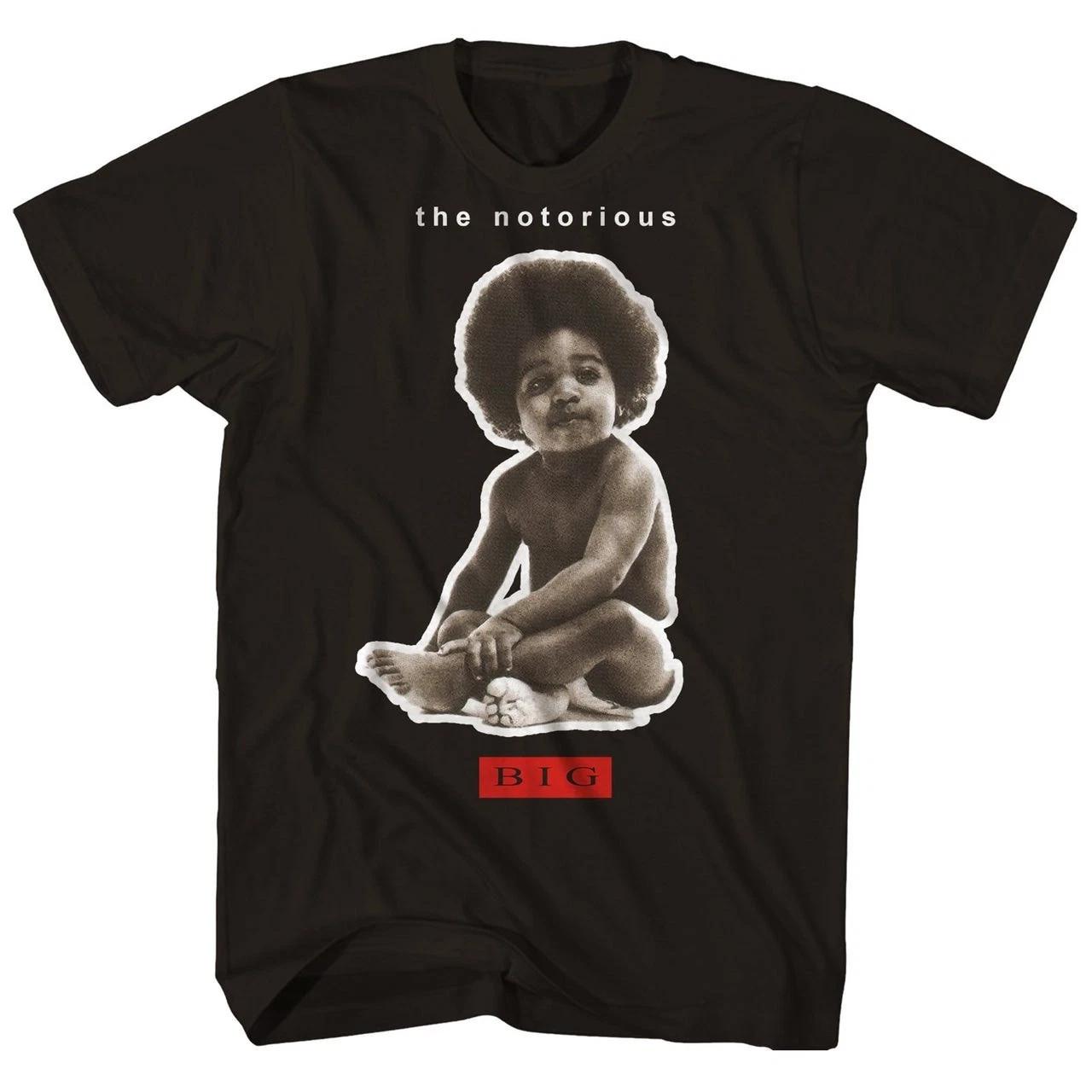 

The Notorious BIG Baby Mens T Shirt Music Classic Biggie Smalls Rap New Black 4XL