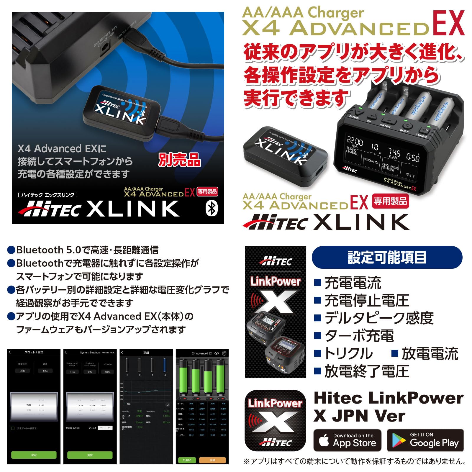 iTEC AA/AAA Charger X4 Advanced II Hitech Charger X4