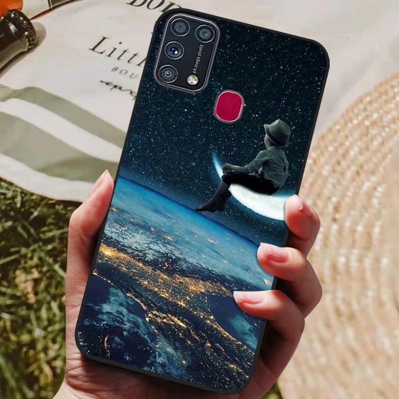 For Samsung M31 Case Phone Cover Silicone Soft TPU Back Cover for Samsung Galaxy M31 M 31 case SM-M315FZBVSER m315 Fundas Bumper