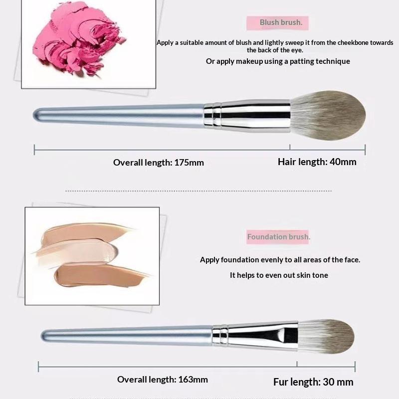 14 Piece Makeup Brush Set Includes Eyeshadow Brush Blush Brush Foundation Brush Concealer Brush Eyeshadow Makeup Brush Tools