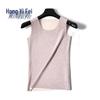 Hongyifei Men's Silk Blend Thermal Self-Heating Vest