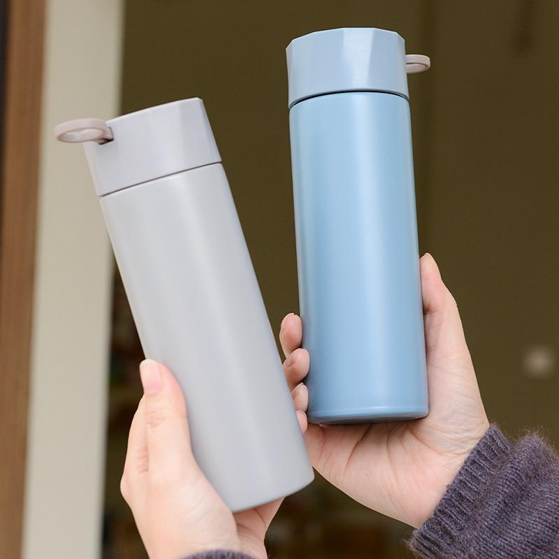 Portable Water Cup  Thermos Cup 300ml Vacuum Flasks Portable Stainless Steel Thermos Cup Water Bottle Travel Tea Mug Office Thermos Cup