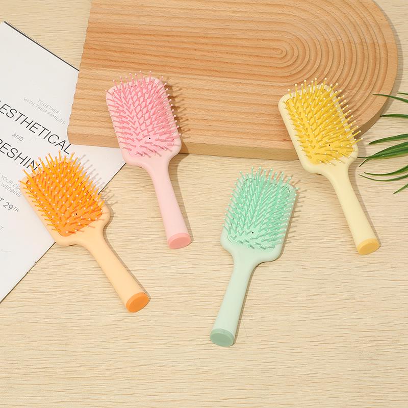 Cute Heart Mini Airbag Massage Comb - Girly Anti-static Portable Cushion Comb