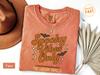 Spooky Witchy Vibes Shirt: Retro Halloween Matching Tee, Witch Costume Fall Aesthetics