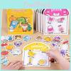 Frozen Quiet Sticker Book For Kids With Number And Color Sorting Educational Toy Characters Included