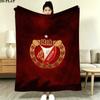 Rts Widzew D Print Flanelldecke, Hohe Qualität, Bequem für alle Jahreszeiten, Heimdekoration, Wärme und Komfort, Perfekt für Weihnachtsgeschenke