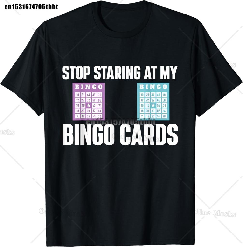 Crazy Bingo Lady Shirt Funny Lucky Bingo Shirt Player Hobby Gambling Bingo Queen TShirt Fashion Street Cotton Tops Tees