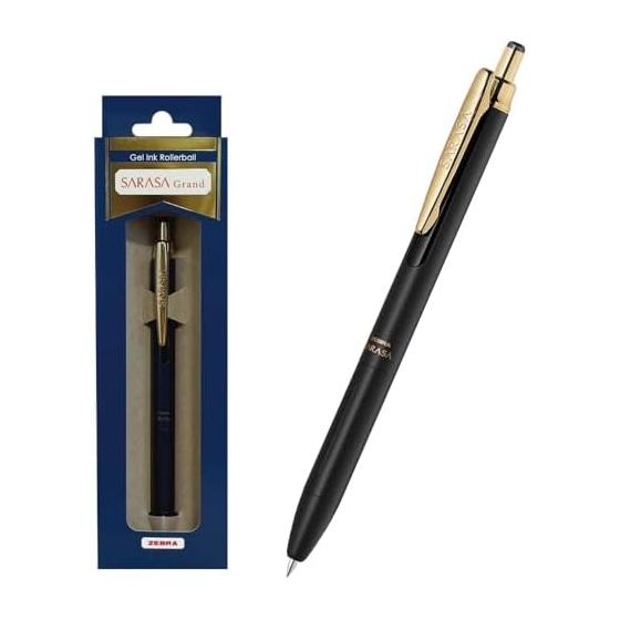 Zebra Gel Ballpoint Pen Gel Ink Sarasa Grand 0.5mm Gift Package Limited Matte Black Axis Black Ink P-GF25-JJ57-MTBK