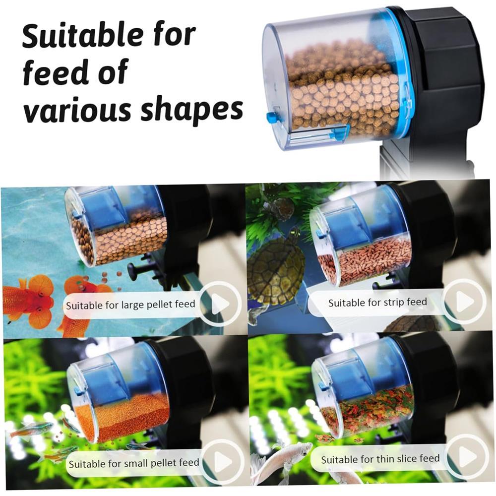 Αυτόματος Ταΐστρας Ενυδρείου Χρυσόψαρο Έξυπνος Χρονοδιακόπτης Αυτόματος Ταΐστρας Ψαριών Χρονοδιακόπτης Τροφοδοσίας Φαγητού 12/24 Ώρες Χρονοδιακόπτης