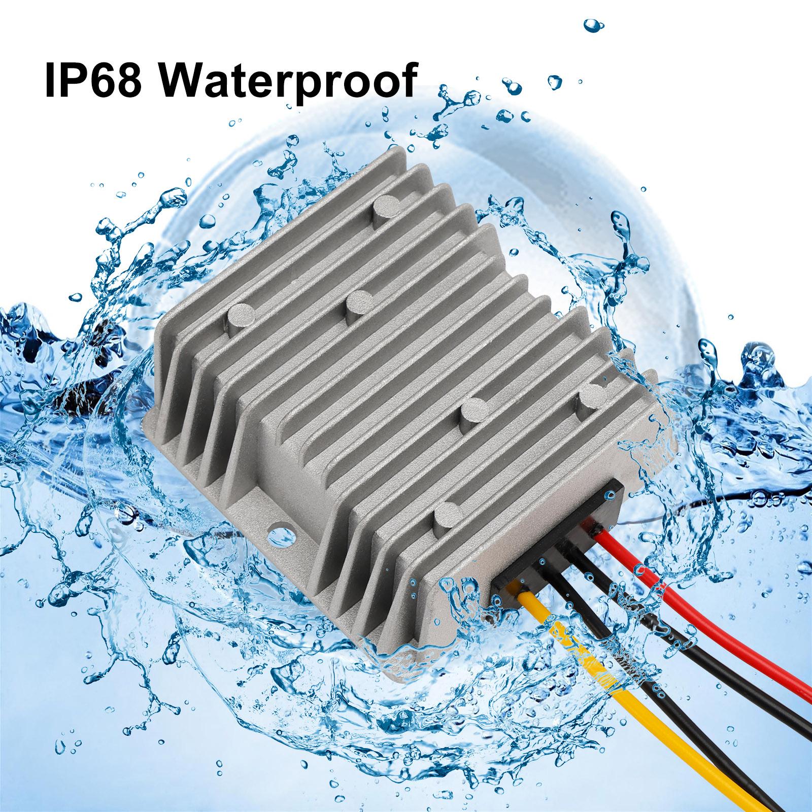 

Waterproof DC/DC Converter Regulator 12V/24V Step Up to 36V 3A 108W