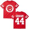 2026 Sommer Mode Trendiges T-Shirt Herren Damen Vintage Oberteil Off Campus TV-Serien T-Shirts Graham 44 Briar University Herren Damen Kleidung Mode T-Shirt