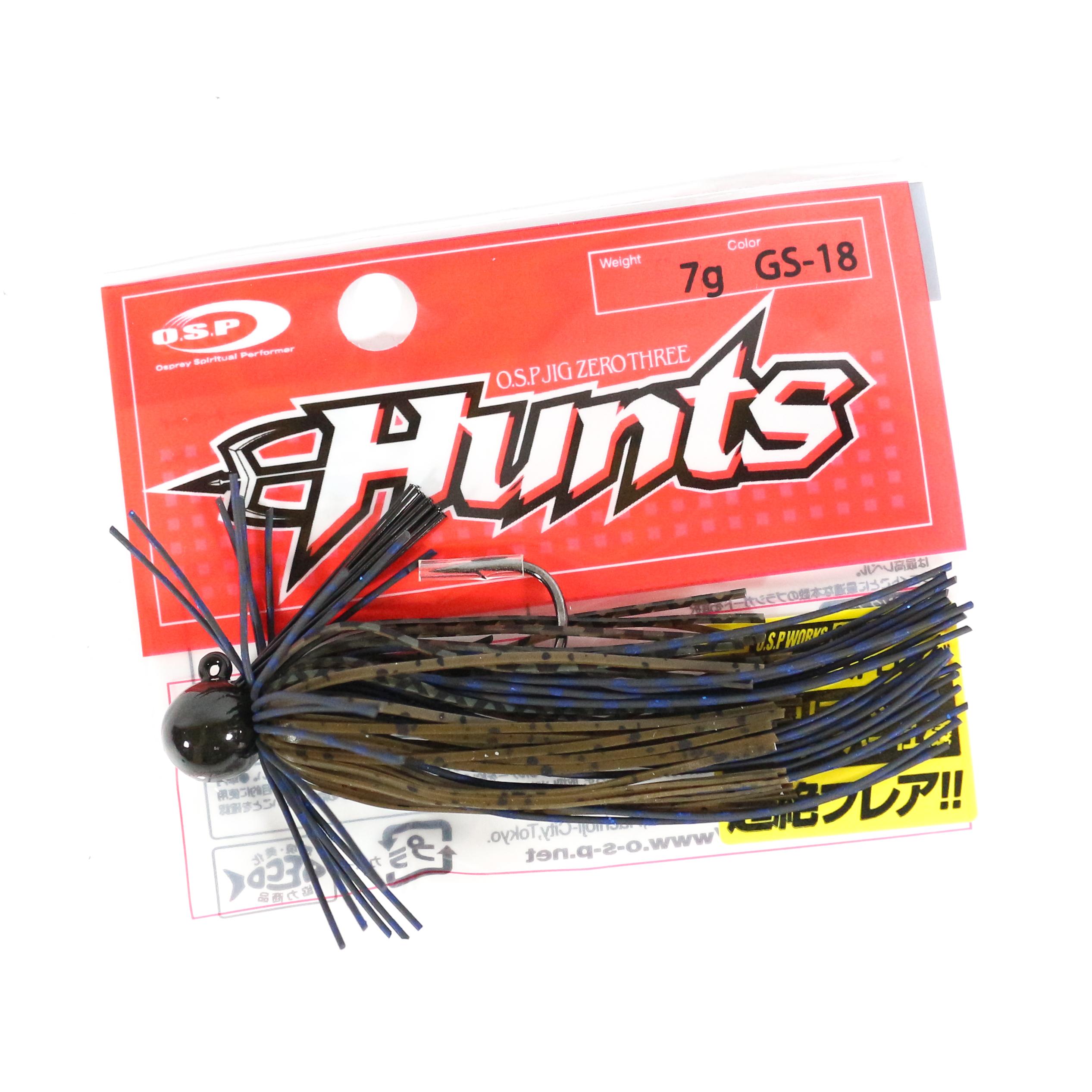 

Резиновый джиг OSP Zero Three Hunts Strong Hook 7 грамм GS-18 (3462)