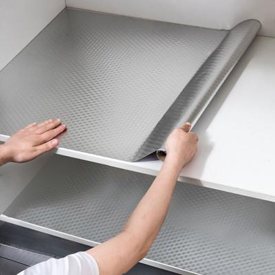 Ölbeständige Aufkleber für die Küche, wasserdicht, feuchtigkeitsbeständig, temperaturbeständig, selbstklebende Tapete, für Wand, Kochfeld, Schränke, verdicktes Aluminiumfolienpapier