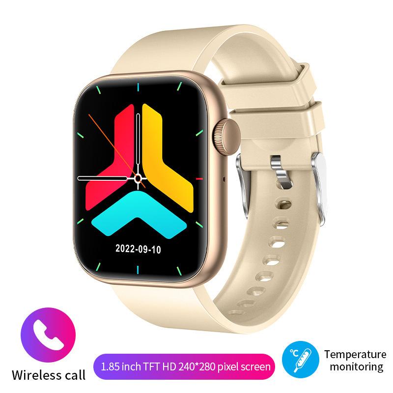 2025 Nové chytré hodinky Bezdrátové nabíjení Chytré hodinky Bluetooth hovory Muži Ženy Chytré hodinky Fitness náramek Vlastní ciferník