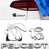 3D Metal Car Trunk Logo Sticker Grill Emblems Badge Decals For VW Golf T‑Roc Tiguan Polo Passat T‑Cross Taigo ID.4 ID.7 MK7 6 Zs9